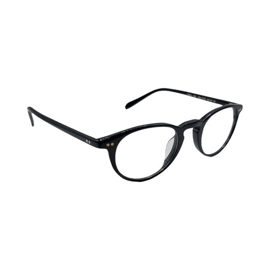 Lunettes de vue Oliver Peoples Riley acetate noir - vue de face