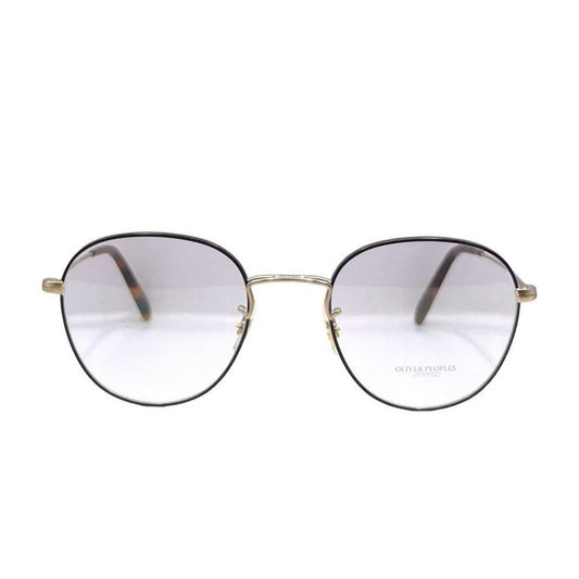 Lunettes de vue Oliver Peoples Piercy titane dore vieilli - vue de face