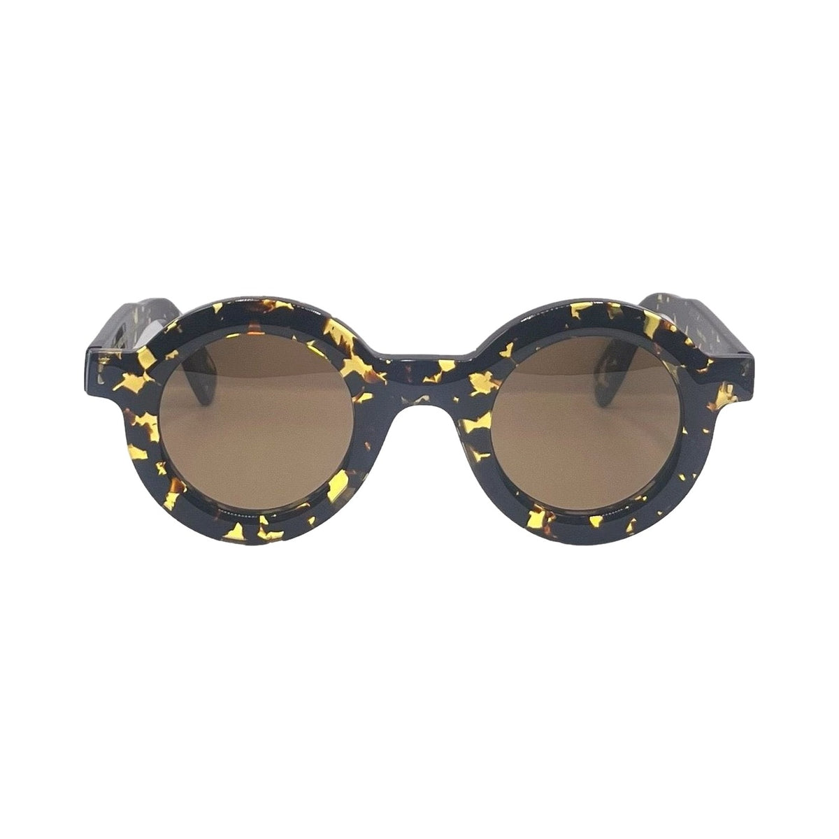 Lunettes de soleil Aude Hérouard Amélie acétate écaille tabac - vue de face