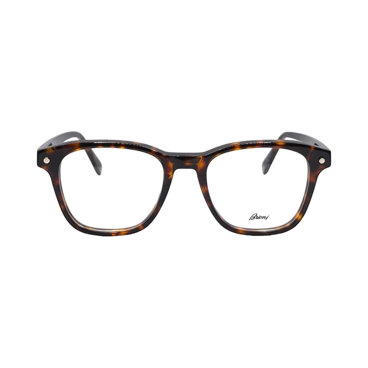 Lunettes de vue Brioni BR0087O acétate écaille - vue de face