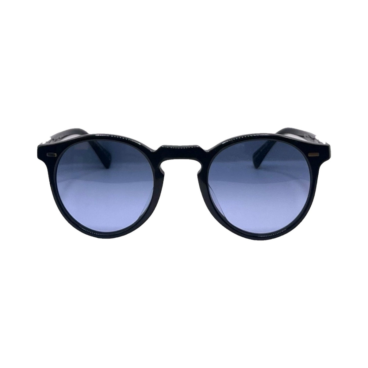 Lunettes de soleil Oliver Peoples Gregory Peck acétate noir - vue de face
