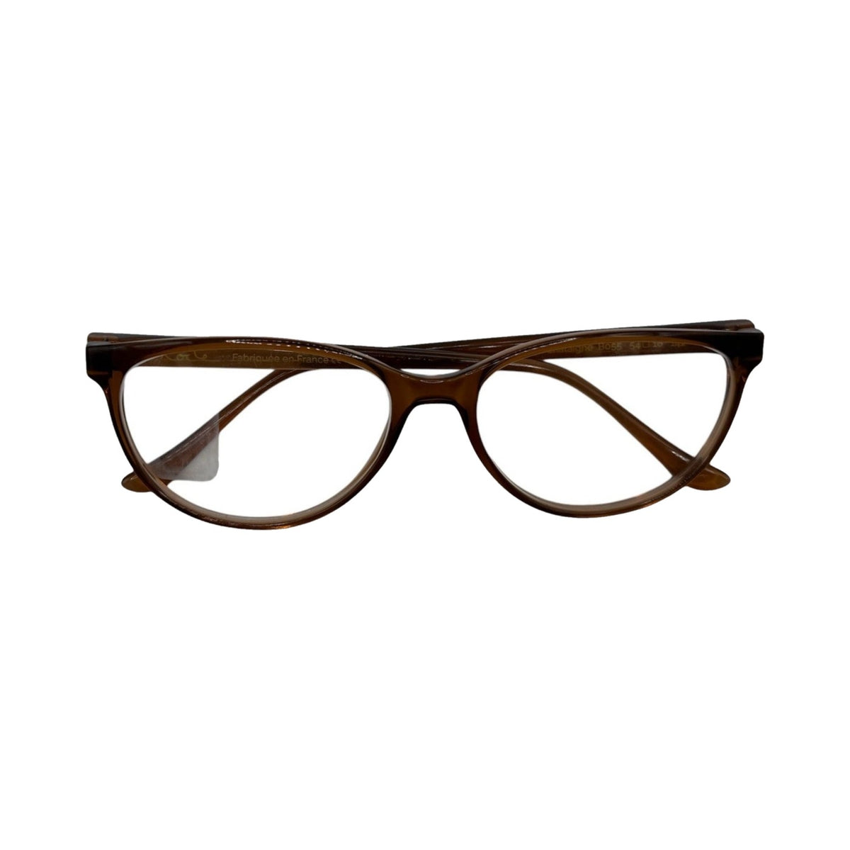 Lunettes de vue Nocle Safran acétate châtaigne 100% Santé