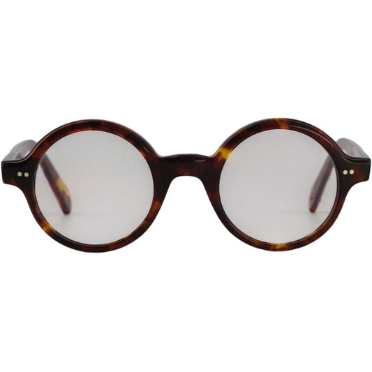 Lunettes de vue ALF E18.01 acetate ecaille - vue de face