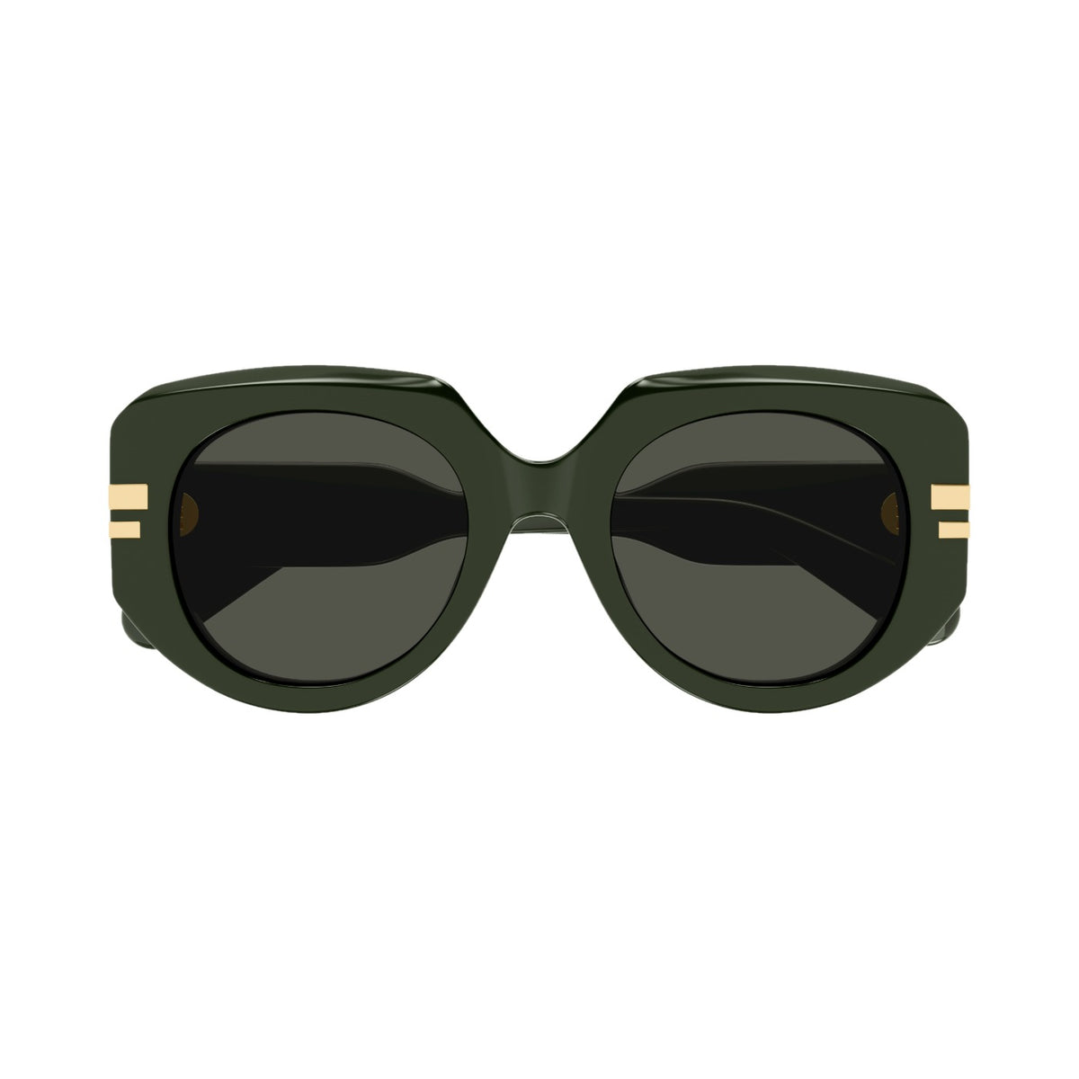 Lunettes de soleil Chloé CH0257S acétate vert - vue de face