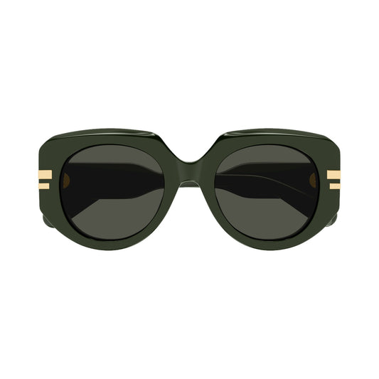 Lunettes de soleil Chloé CH0257S acétate vert - vue de face