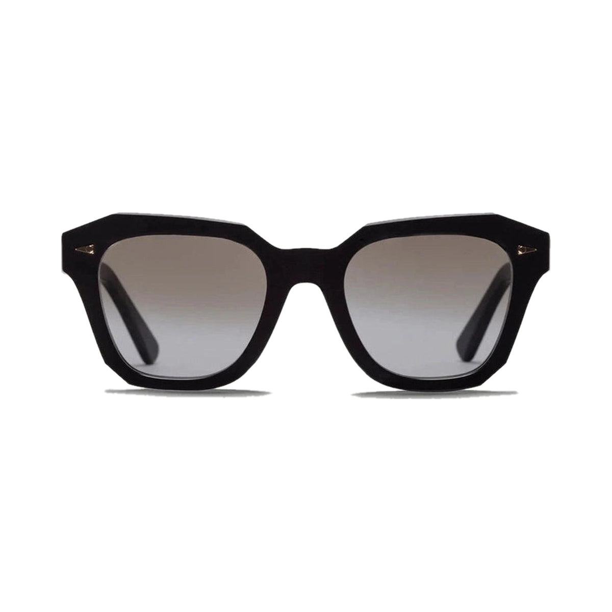 Lunettes de soleil Ahlem Pont des Arts acétate noir-gris - vue de face