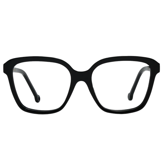 Lunettes de vue Nathalie Blanc Apolline acétate noir - vue de face