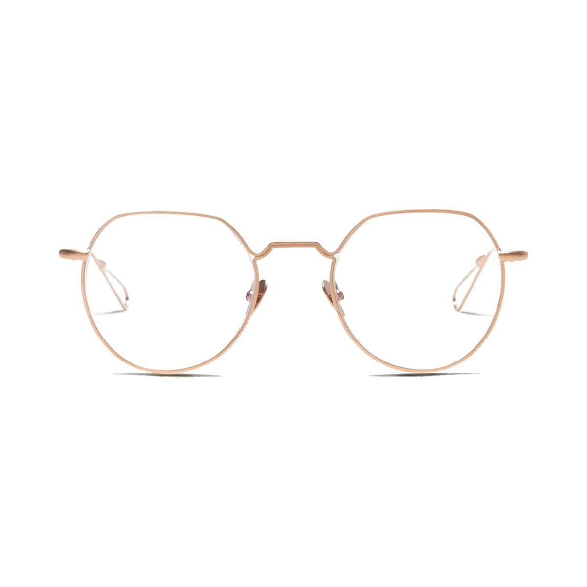 Lunettes de vue Ahlem Dauphine metal or rose - vue de face