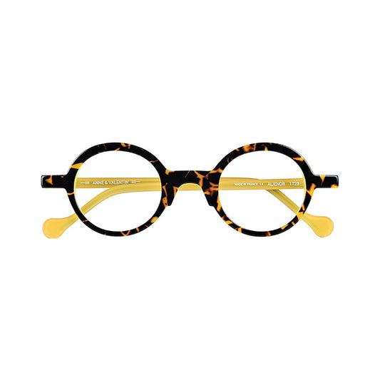 Anne et Valentin Alienor ecaille et jaune - vue de face