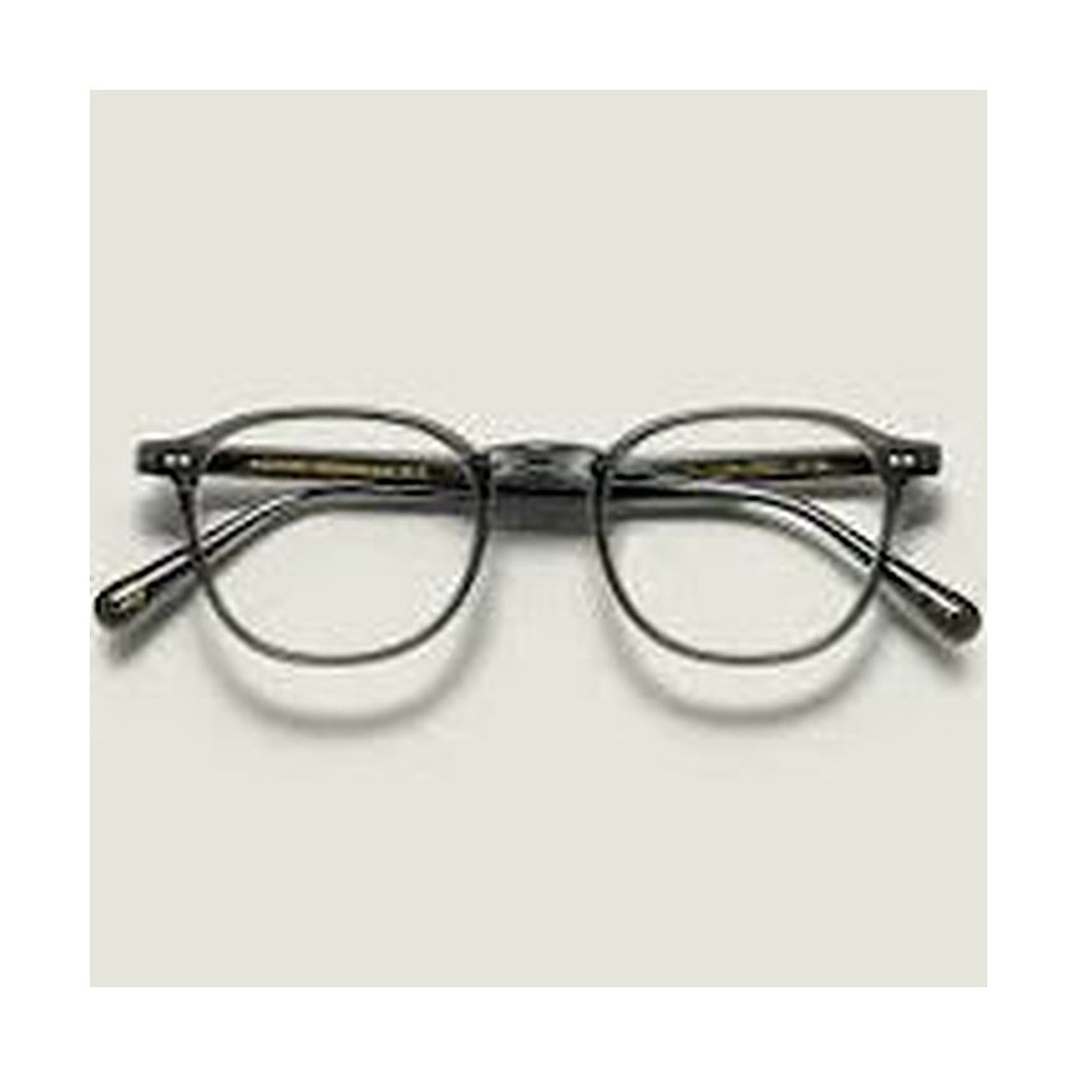 Lunettes de vue Moscot Arthur acétate gris foncé - vue de face