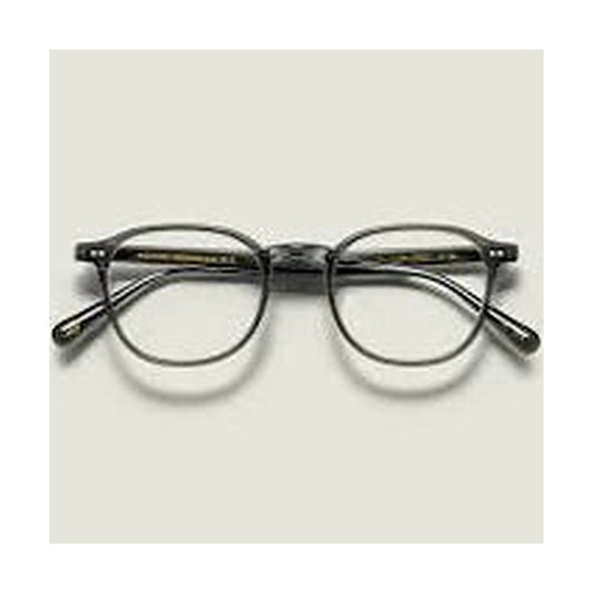 Lunettes de vue Moscot Arthur acétate gris foncé - vue de face