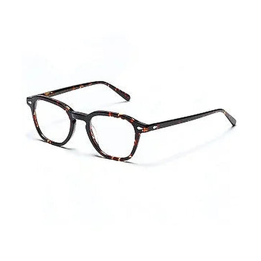 Lunettes de vue Moscot Vantz acétate écaille dark havana - vue de face