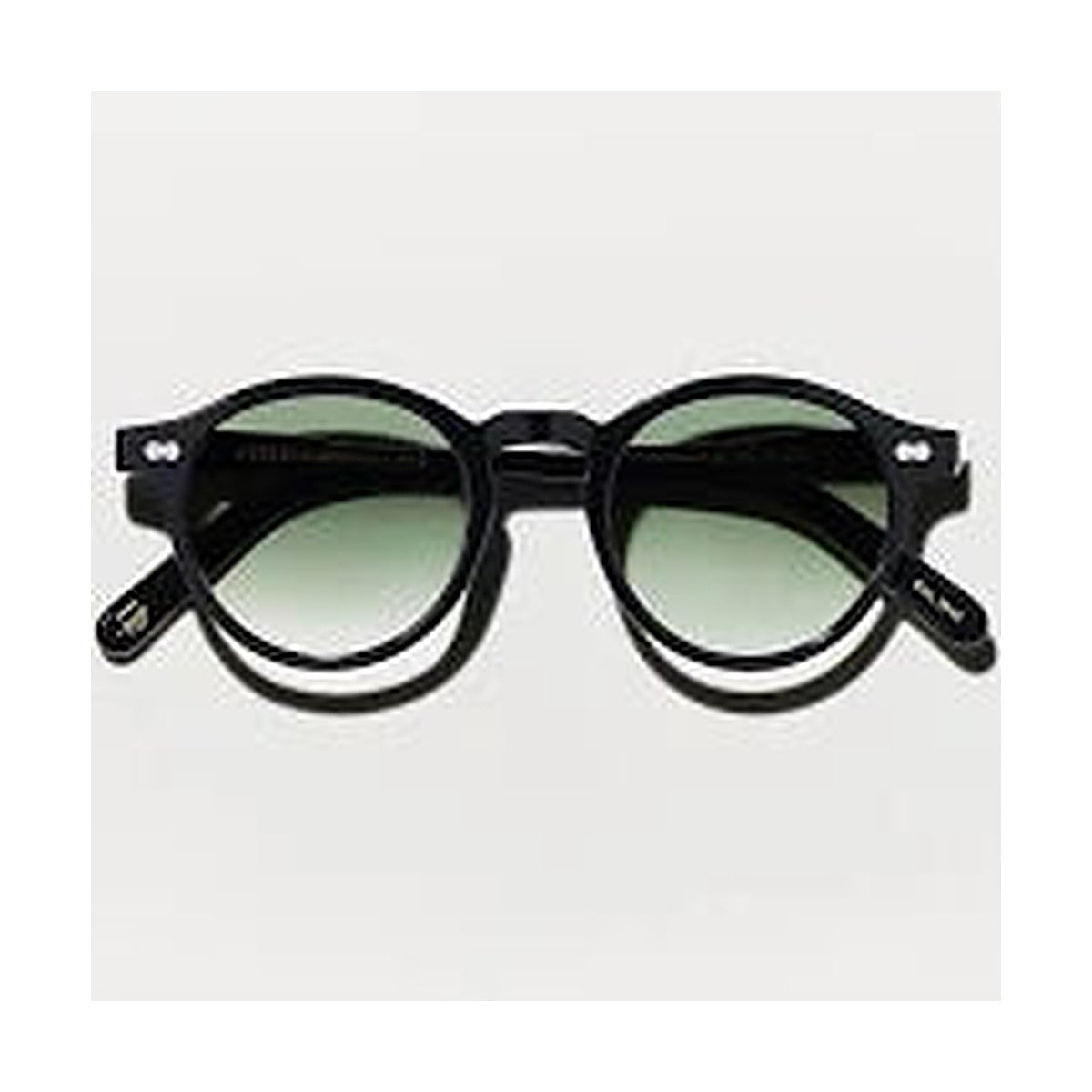 Lunettes de soleil Moscot Miltzen acétate noir - vue de face