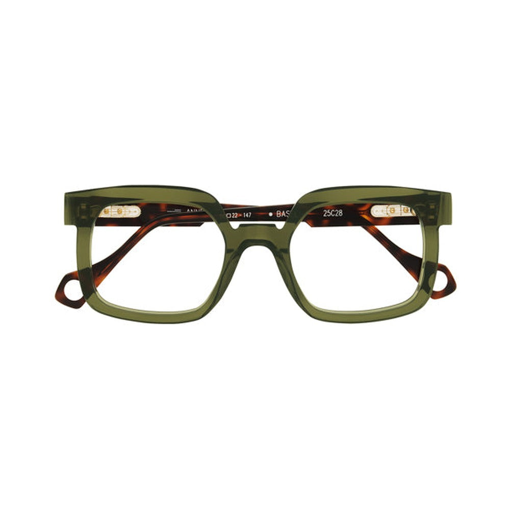 Anne et Valentin Basel écaille et vert - vue de face