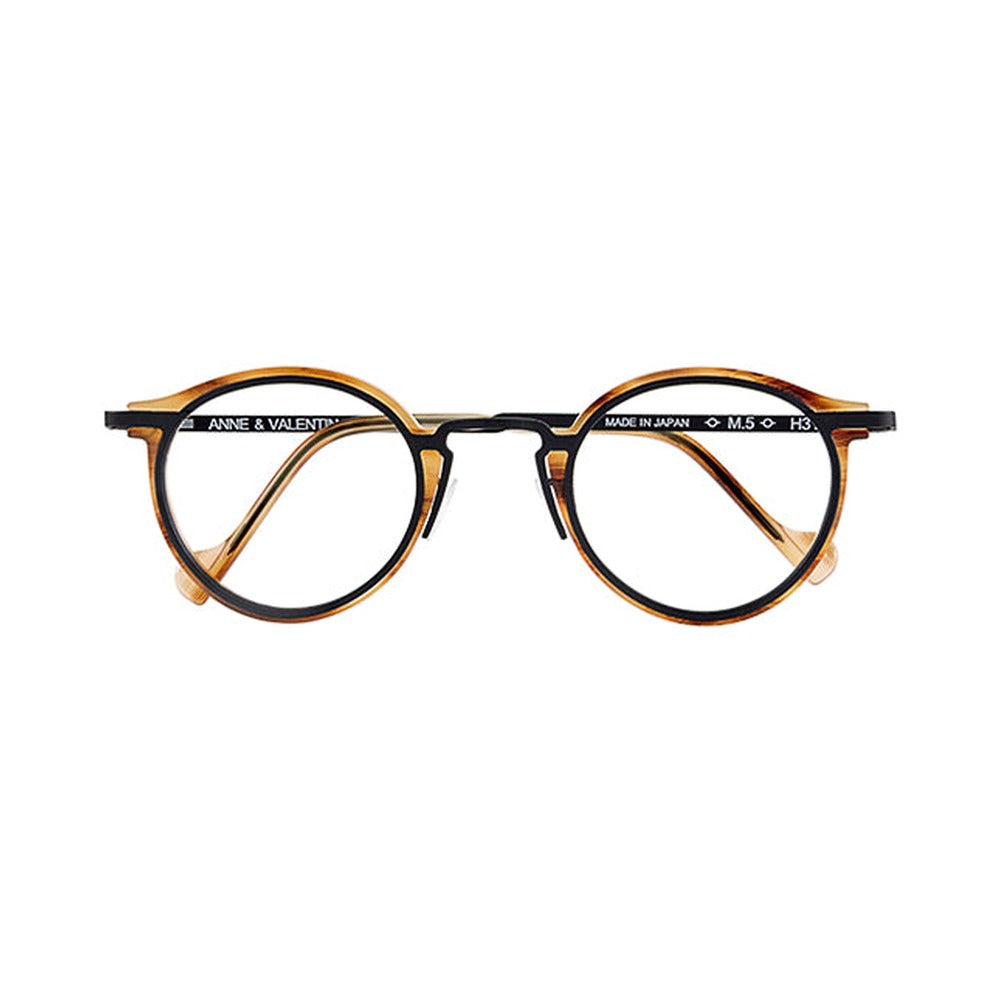 Anne et Valentin M5 écaille et titane noir - vue de face