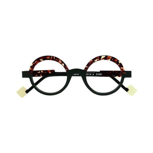 Anne et Valentin Ludik écaille et noir - vue de face