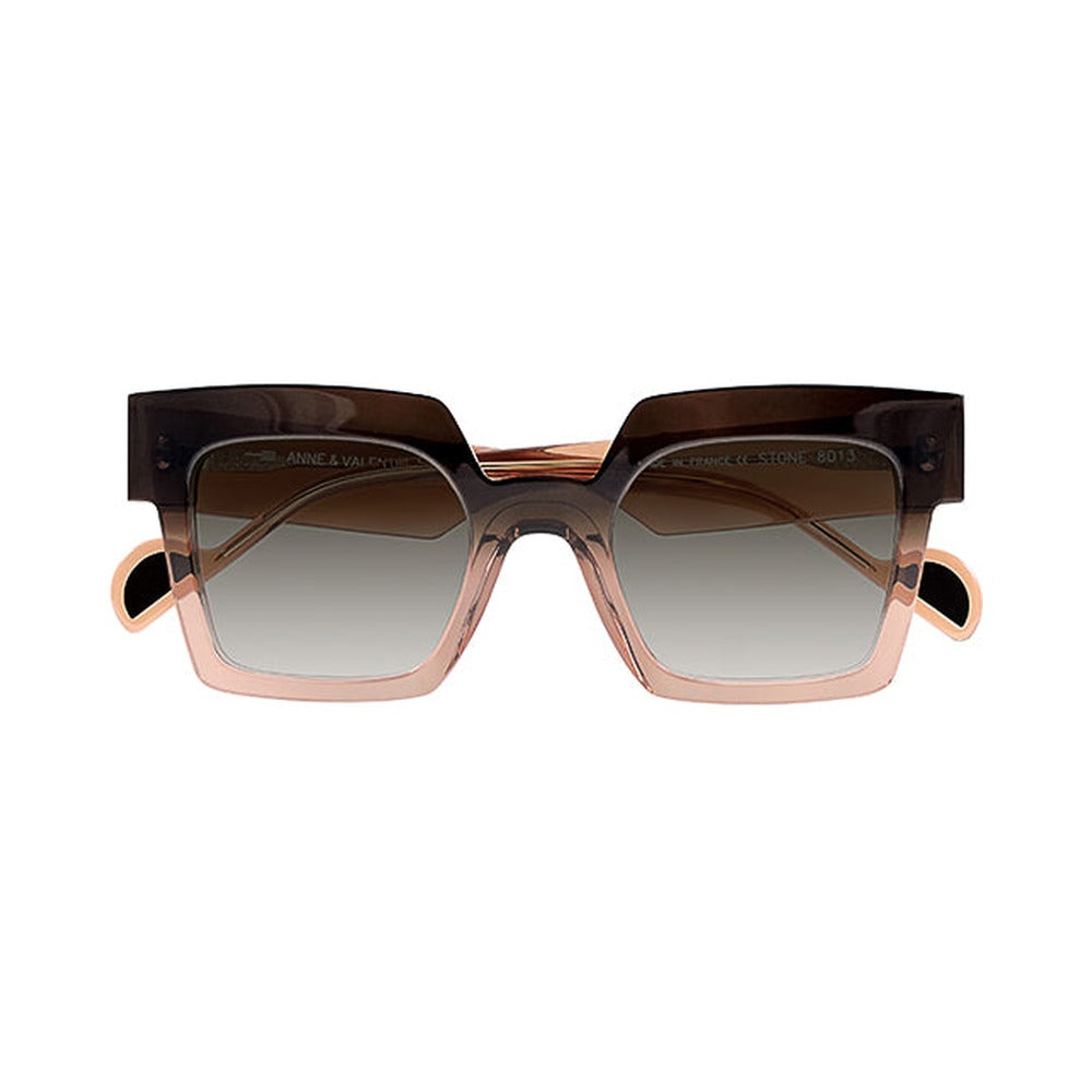 Anne et Valentin Stone noir et beige - vue de face