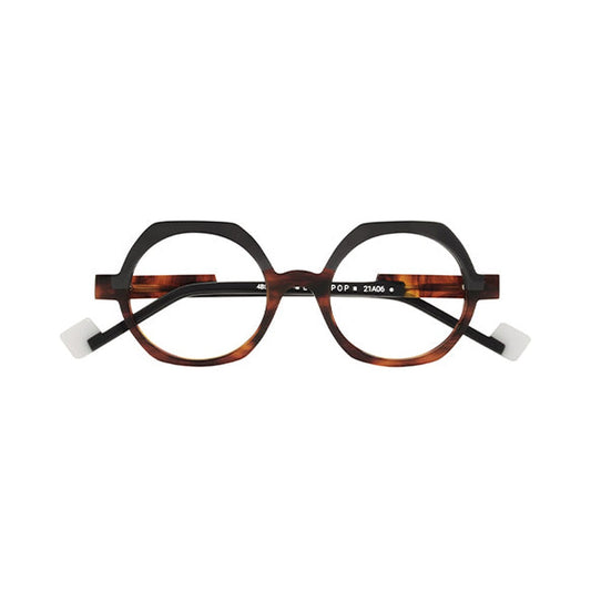 Anne et Valentin Lollipop écaille et gris - vue de face