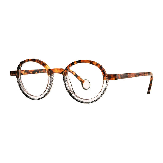 Lunettes de vue THEO Balancoire acétate cristal et écaille col.20