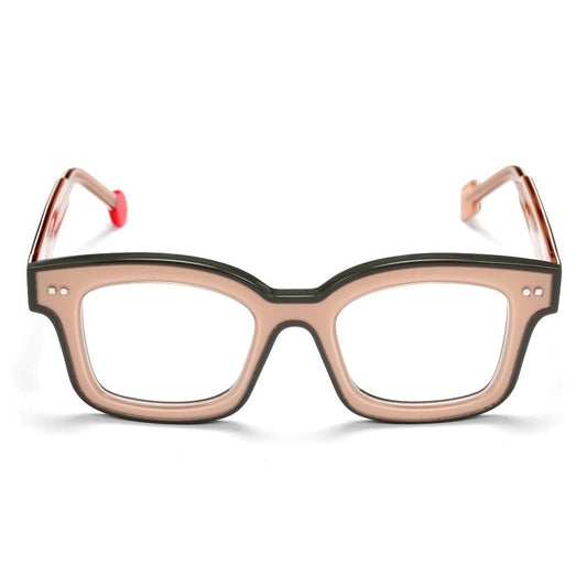 Lunettes de vue Sabine Be Be Idol Line acétate gris et nude - vue de face