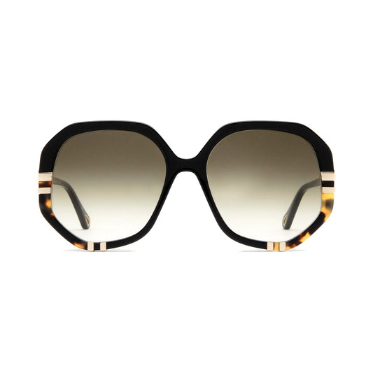 Chloé CH0105S noire écaille - vue de face