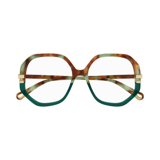 Chloé CH0107O écaille et vert - vue de face