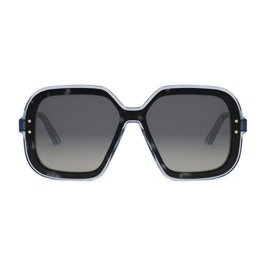 Dior DiorHighlight S1I 28A1 écaille havane bleu - vue de face