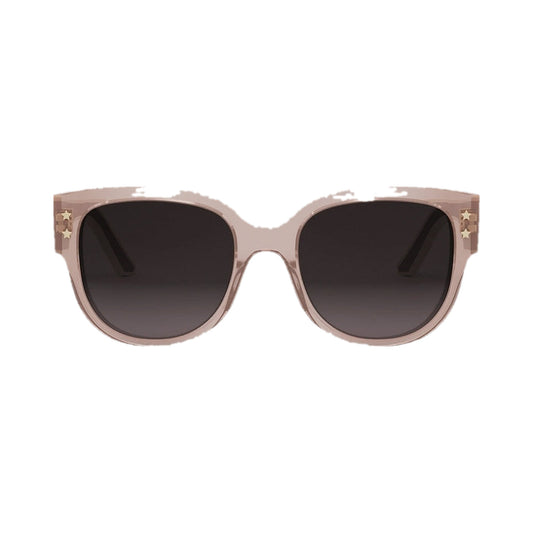 Lunettes de soleil Dior DiorPacific B2I acétate rose clair brillant - vue de face