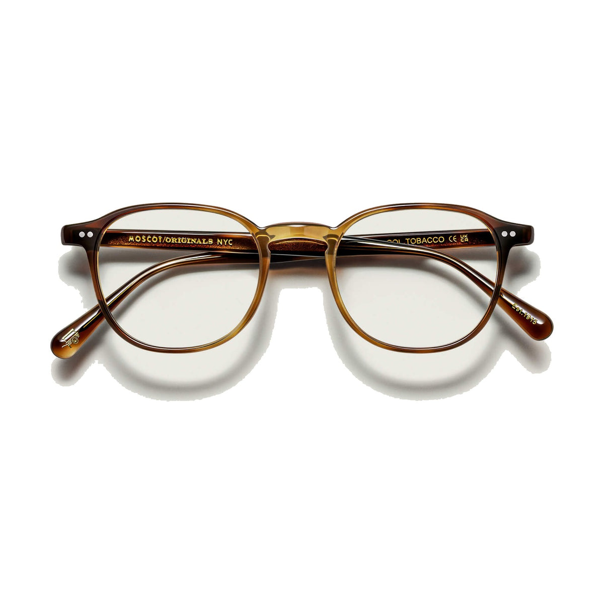 Moscot Arthur tobacco - face