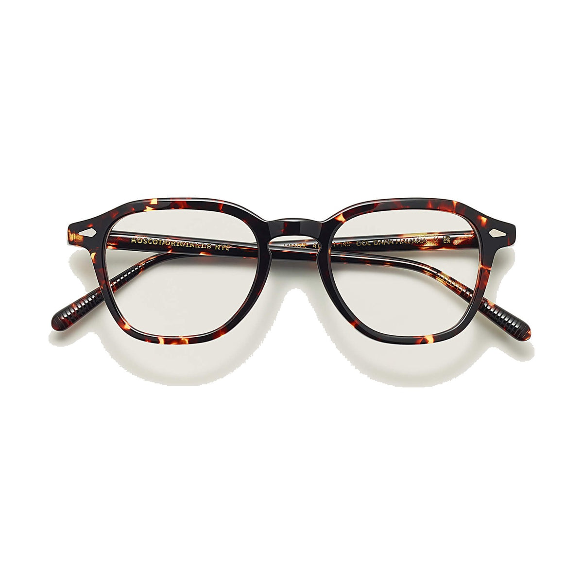 Moscot Vantz dark havana - face