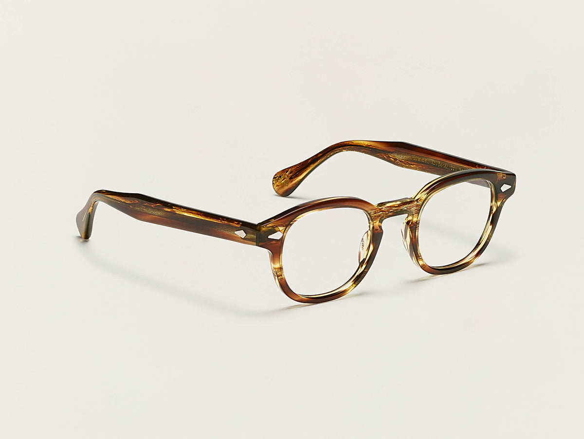 Moscot Lemtosh Bamboo - vue trois quarts (visuel officiel)