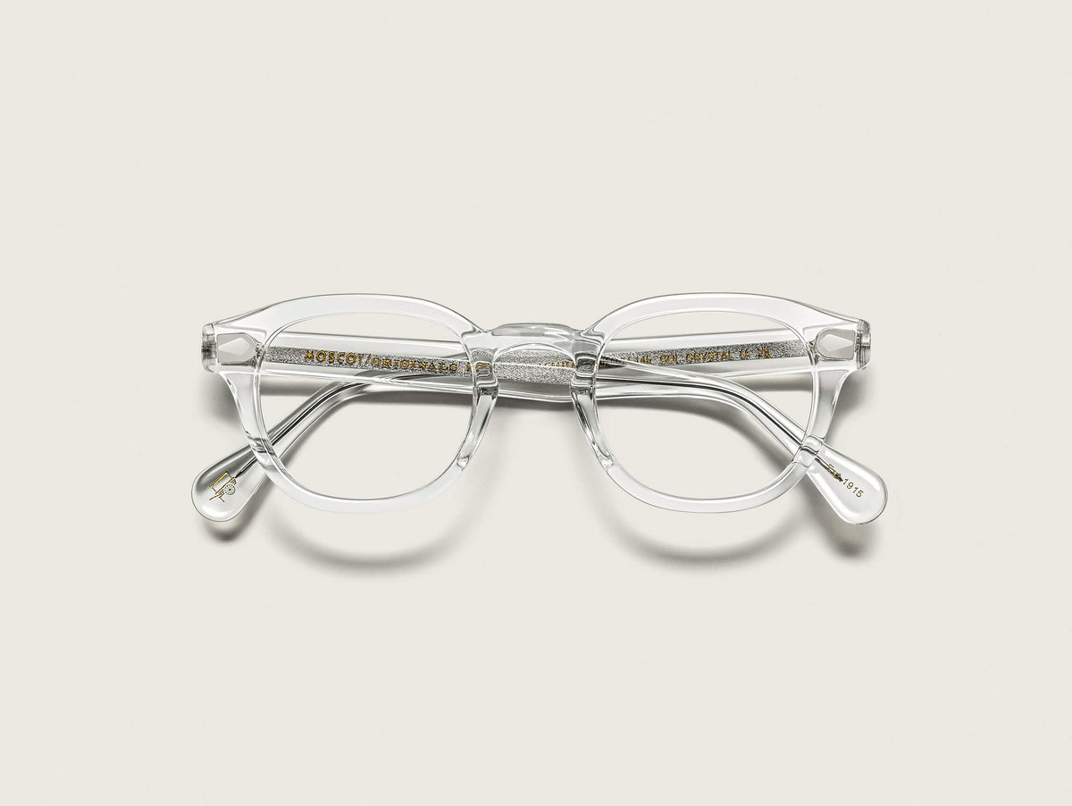 Moscot Lemtosh Crystal - vue pliée de face (visuel officiel)