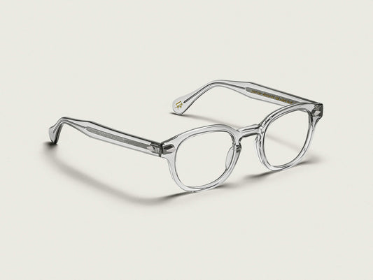 Moscot Lemtosh Light Grey (gris clair) - vue trois quarts (visuel officiel)