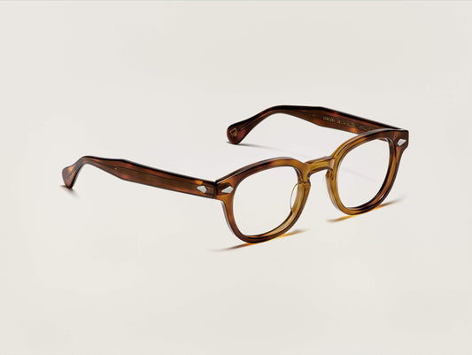 Moscot Lemtosh Tobacco - vue trois quarts (visuel officiel)