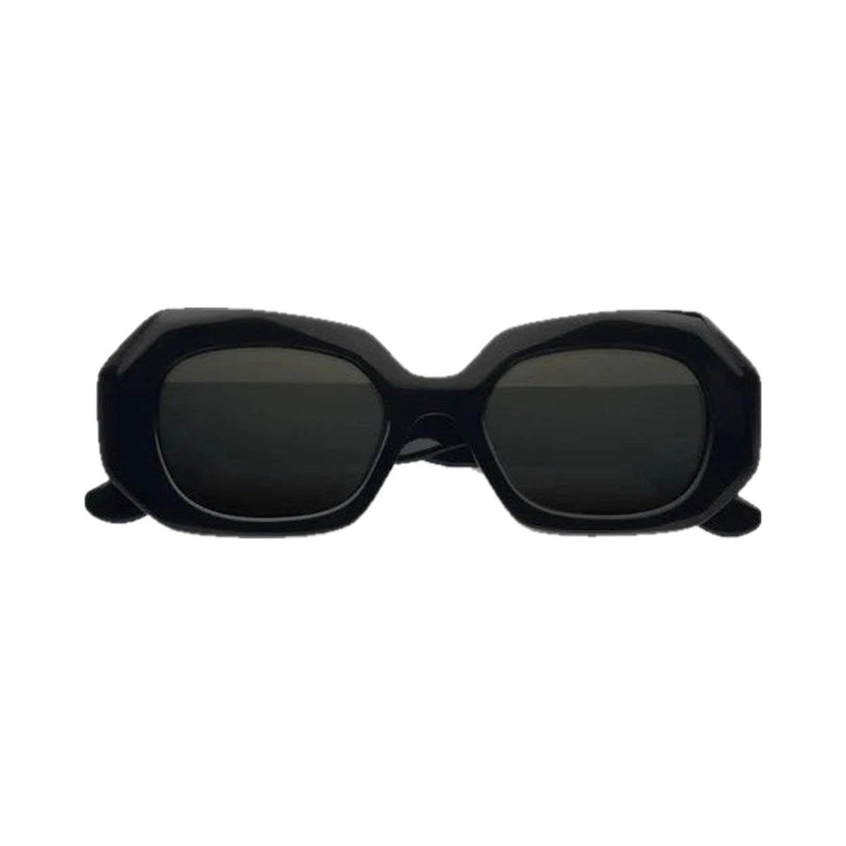 Lunettes de soleil Emmanuelle Khanh Dixie acétate noir - vue de face