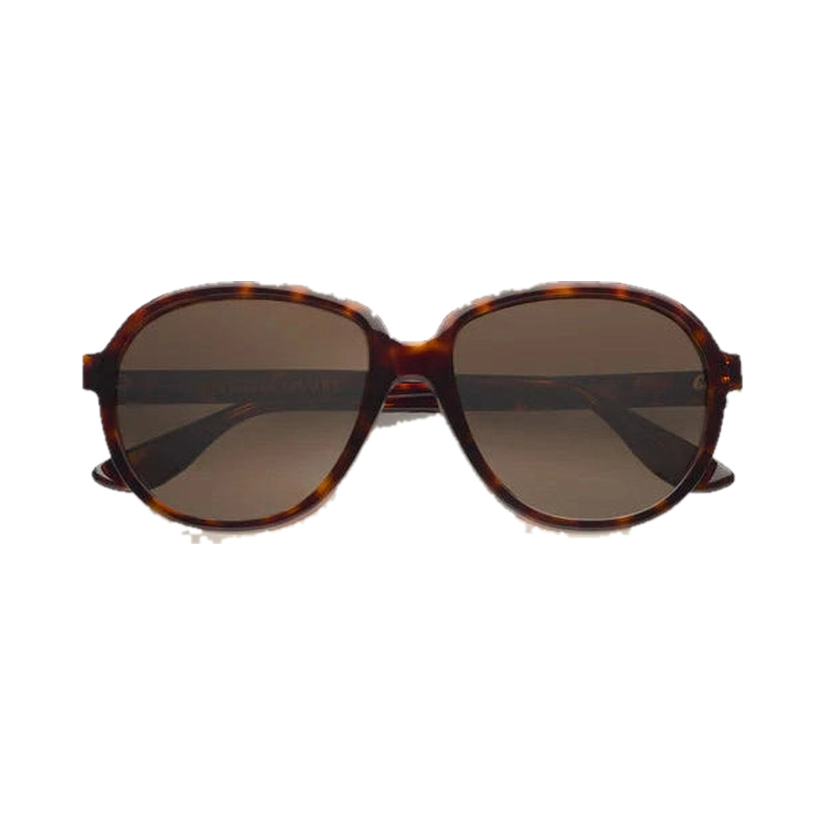 Lunettes de soleil Emmanuelle Khanh Mano acétate écaille - vue de face
