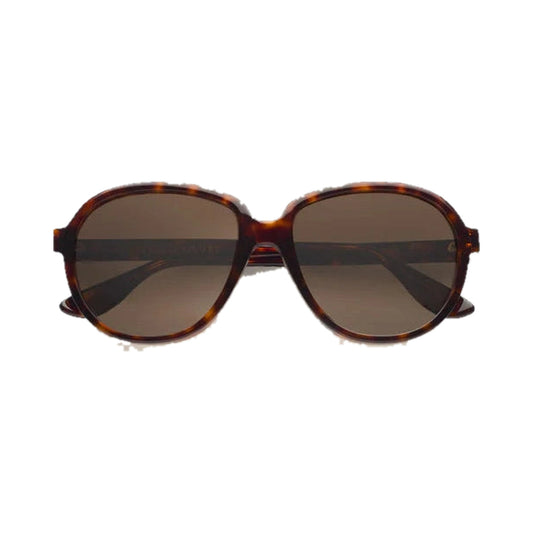 Lunettes de soleil Emmanuelle Khanh Mano acétate écaille - vue de face