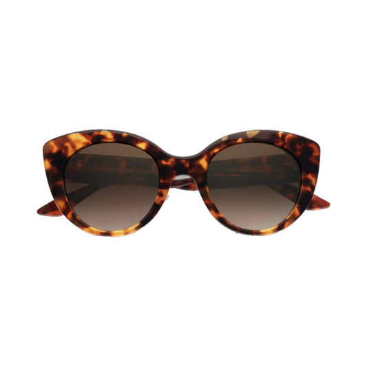 Lunettes de soleil Emmanuelle Khanh Portia acétate écaille - vue de face