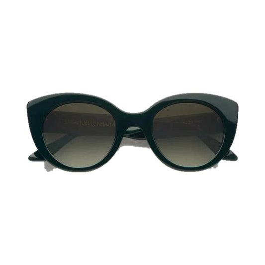 Lunettes de soleil Emmanuelle Khanh Portia acétate vert dégradé - vue de face