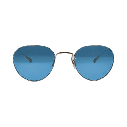 Lunettes de soleil Eyevan Fairway titane dore - vue de face