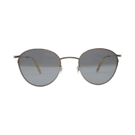 Lunettes de soleil Eyevan Quincy titane argente - vue de face