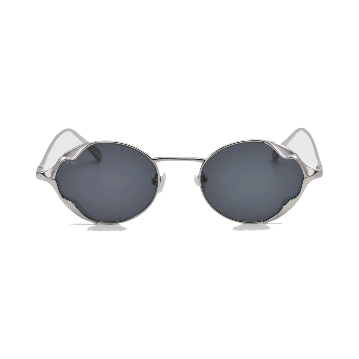 Lunettes de soleil For Art's Sake Leaf II métal argent - vue de face