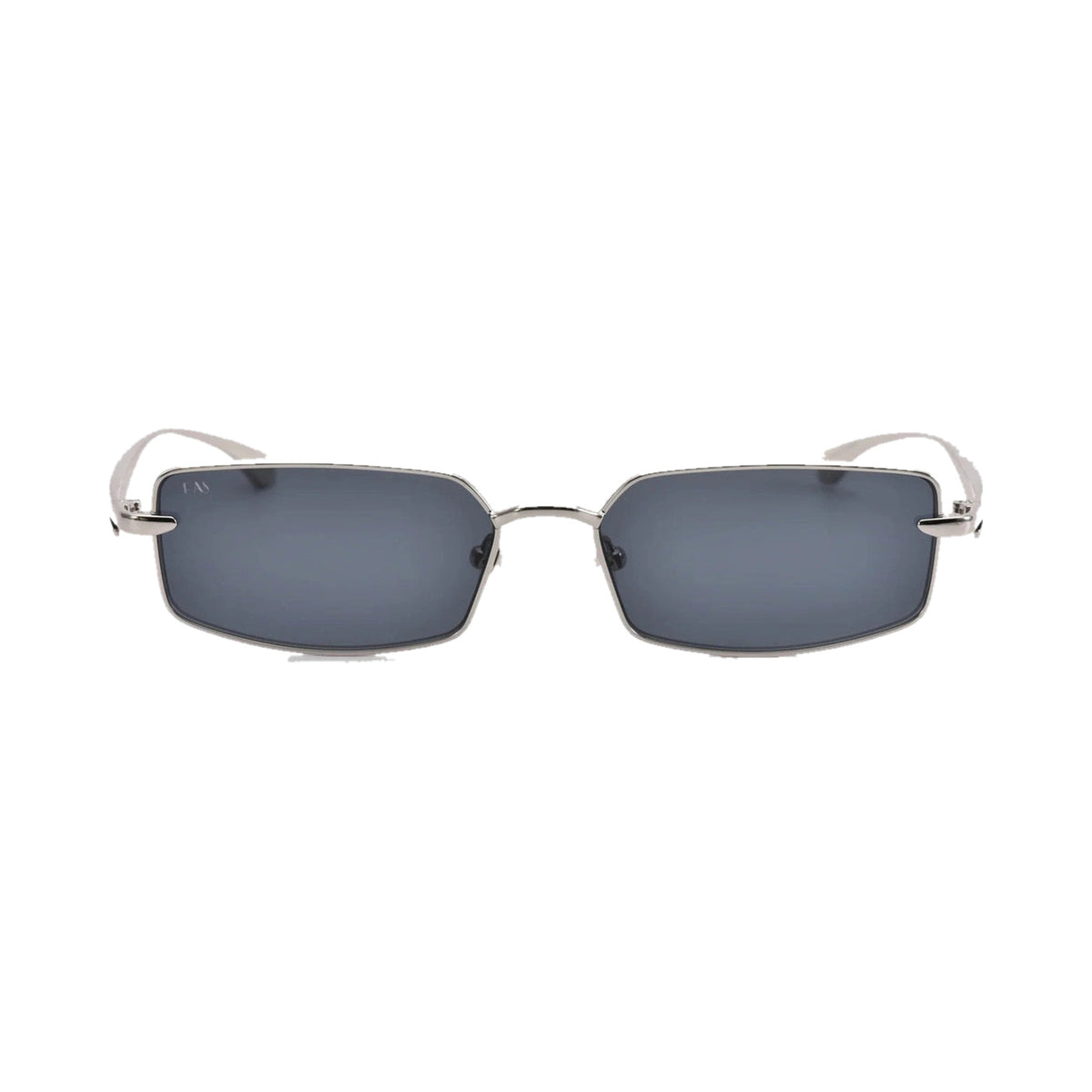 Lunettes de soleil For Art's Sake Lucio métal argent - vue de face