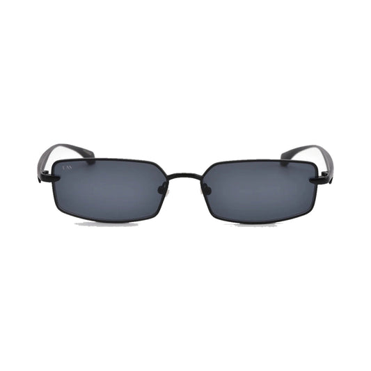 Lunettes de soleil For Art's Sake Lucio métal noir - vue de face