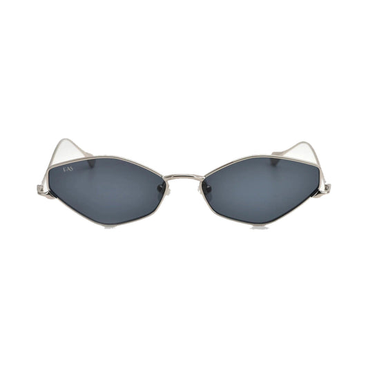 Lunettes de soleil For Art's Sake Moment métal argent - vue de face