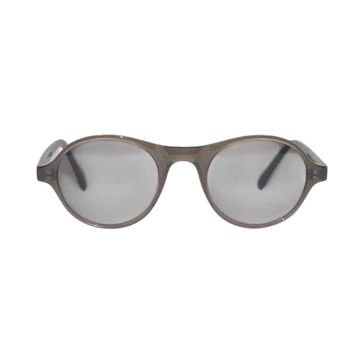 Lunettes de soleil Lazare Studio Karpis acetate kaki - vue de face