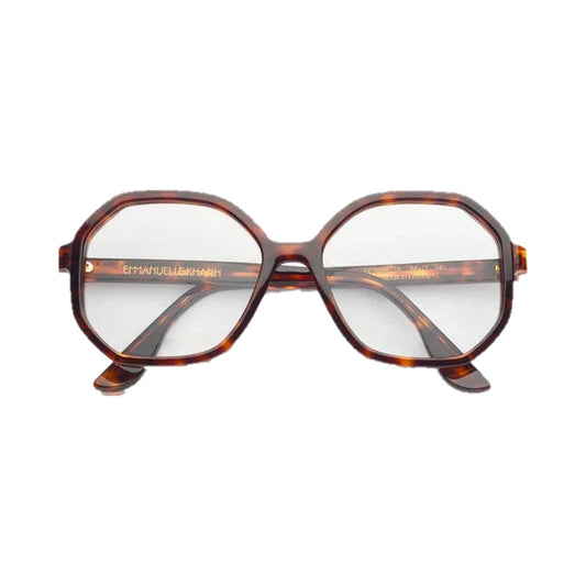 Lunettes de vue Emmanuelle Khanh 3021 acétate écaille - vue de face