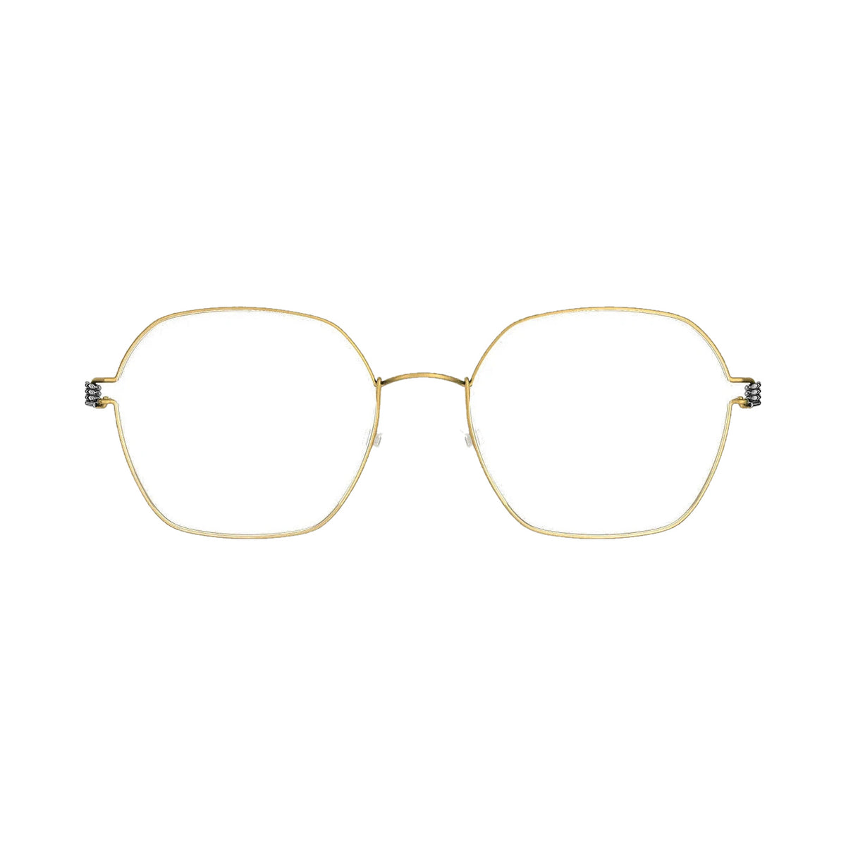 Lunettes de vue Lindberg Richelle titane doré - vue de face
