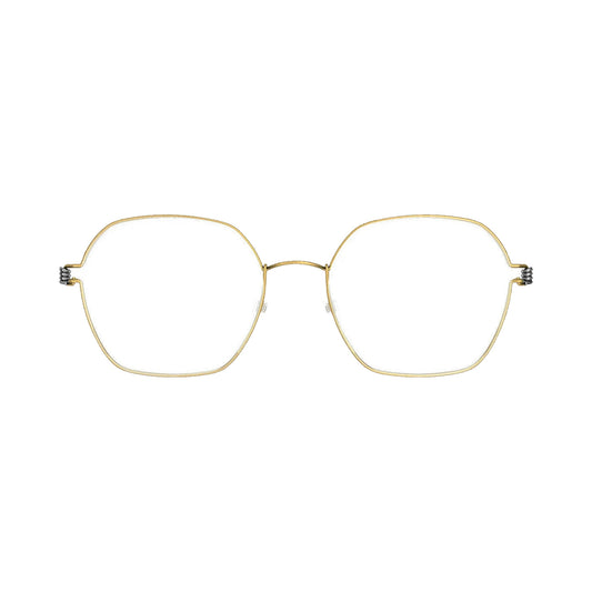 Lunettes de vue Lindberg Richelle titane doré - vue de face