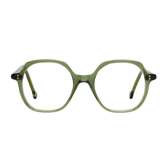 Lunettes de vue Nathalie Blanc Esther acétate vert - vue de face